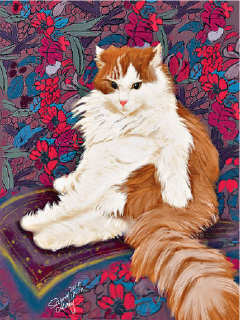 森美和敏之合拍《翻生奇兵》時，森美替敏之的愛貓畫畫，因而建立友情。